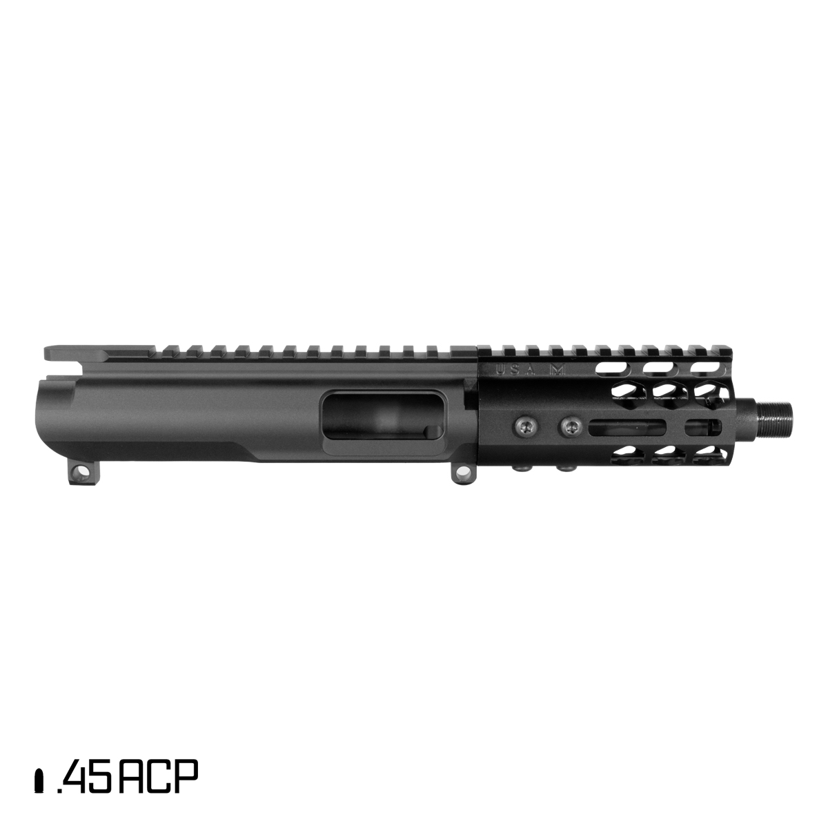 Davidson Defense Suppressor Ready Coldharbor 5-inch 1:16 45ACP AR-45 Freefloat M-Lok Handguard Pistol Upper Build Kit