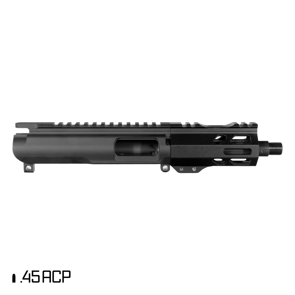 Davidson Defense Suppressor Ready Ronin Competition 5-inch 1:16 45ACP AR-45 Freefloat M-Lok Handguard Pistol Upper Build Kit
