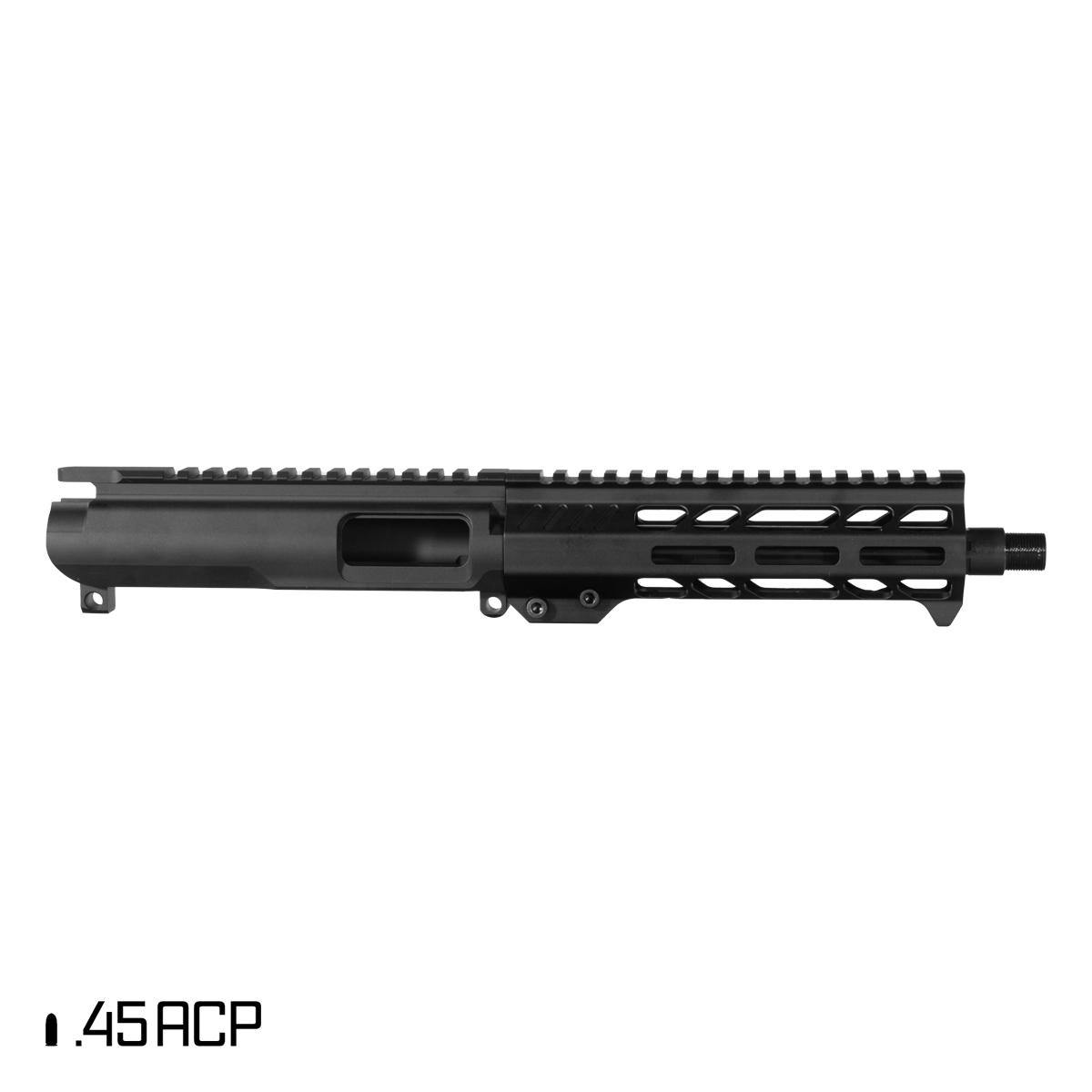 Davidson Defense Suppressor Ready Charger 8-inch 1:16 45ACP AR-15 M-Lok Handguard Pistol Upper Build Kit