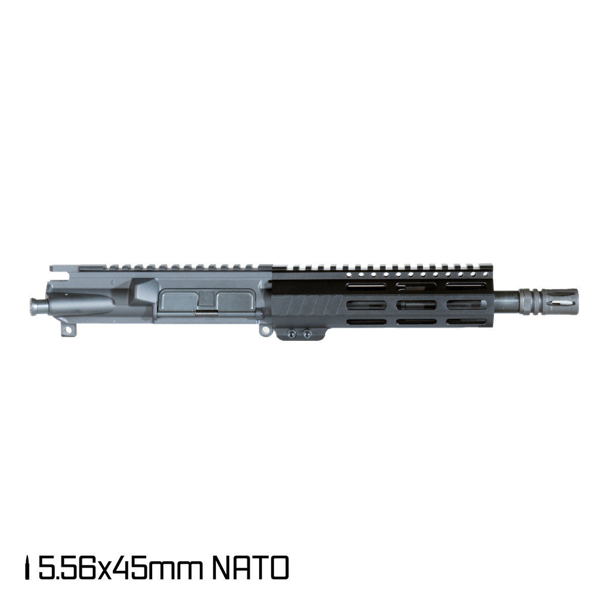 Davidson Defense Aegis 7.5-inch Pistol-Gas 1:7 Nitrided 5.56 NATO AR-15 Freefloat M-Lok Handguard Pistol Upper Build Kit