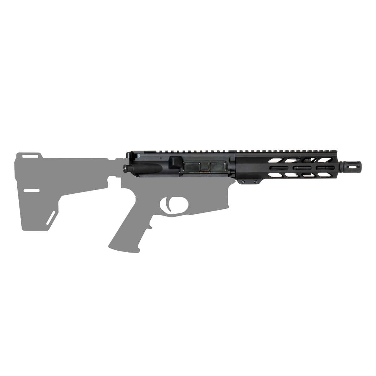 Davidson Defense 'Black Steel' 7.5-inch AR-15 5.56 NATO Nitride Pistol ...