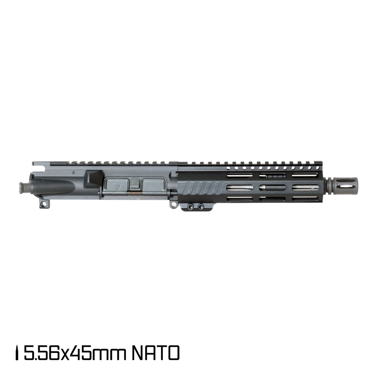 Davidson Defense Aegis 7.5-inch Pistol-Gas 1:7 Stainless Steel 5.56 NATO AR-15 Freefloat M-Lok Handguard Pistol Upper Build Kit