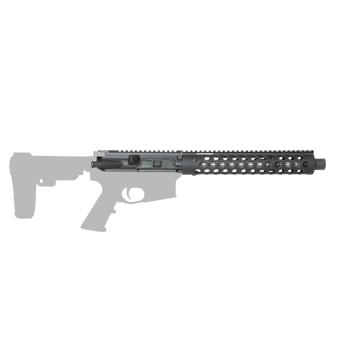 DD '3rd Generation of Troy' 10.5-inch AR-15 5.56 NATO Stainless Pistol Upper Build Kit