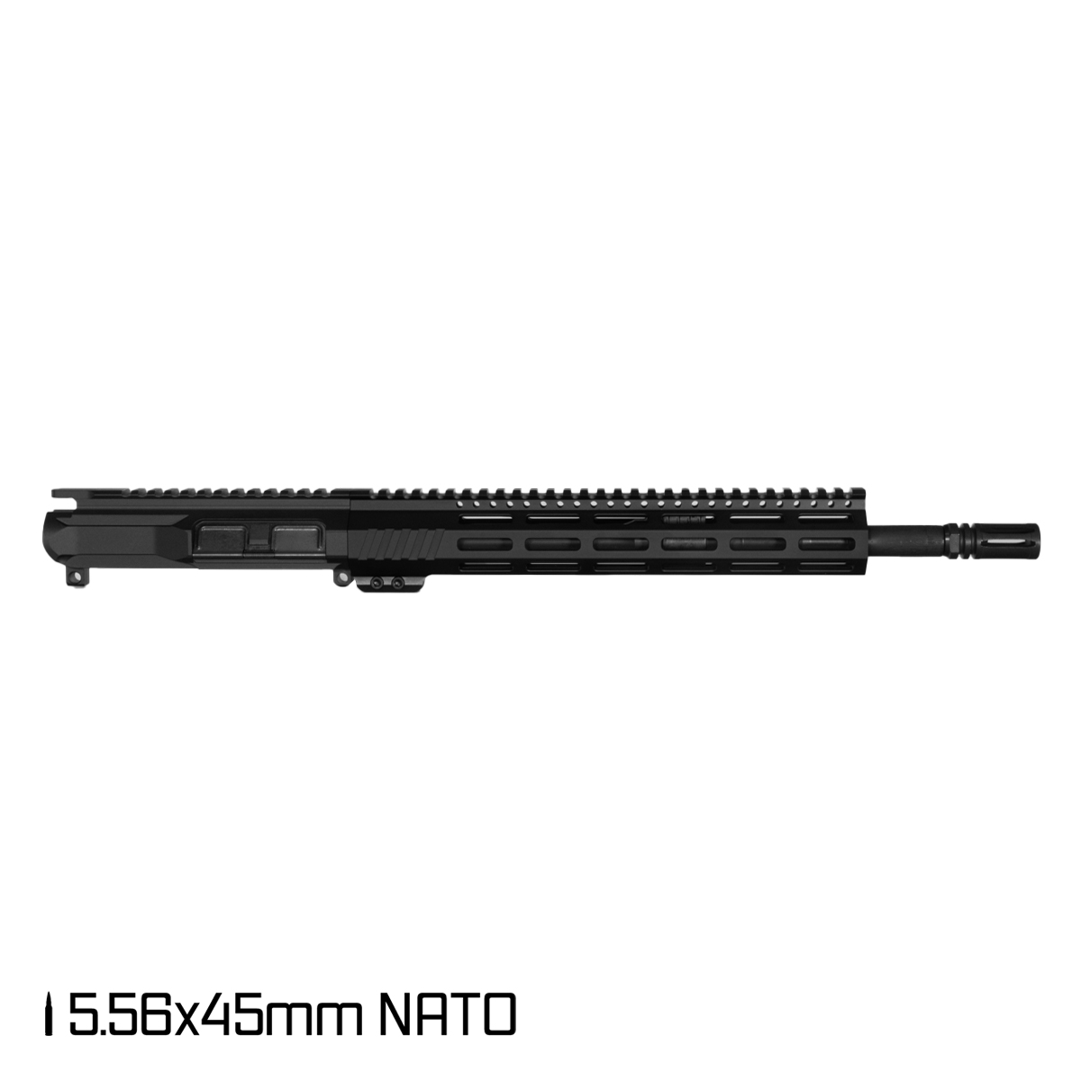Davidson Defense Marathon 14.5-inch Carbine-Gas 5.56 NATO AR-15 Pistol Upper Build Kit Pin/Weld Ready with KAK Industry A2 Extended Flash Hider