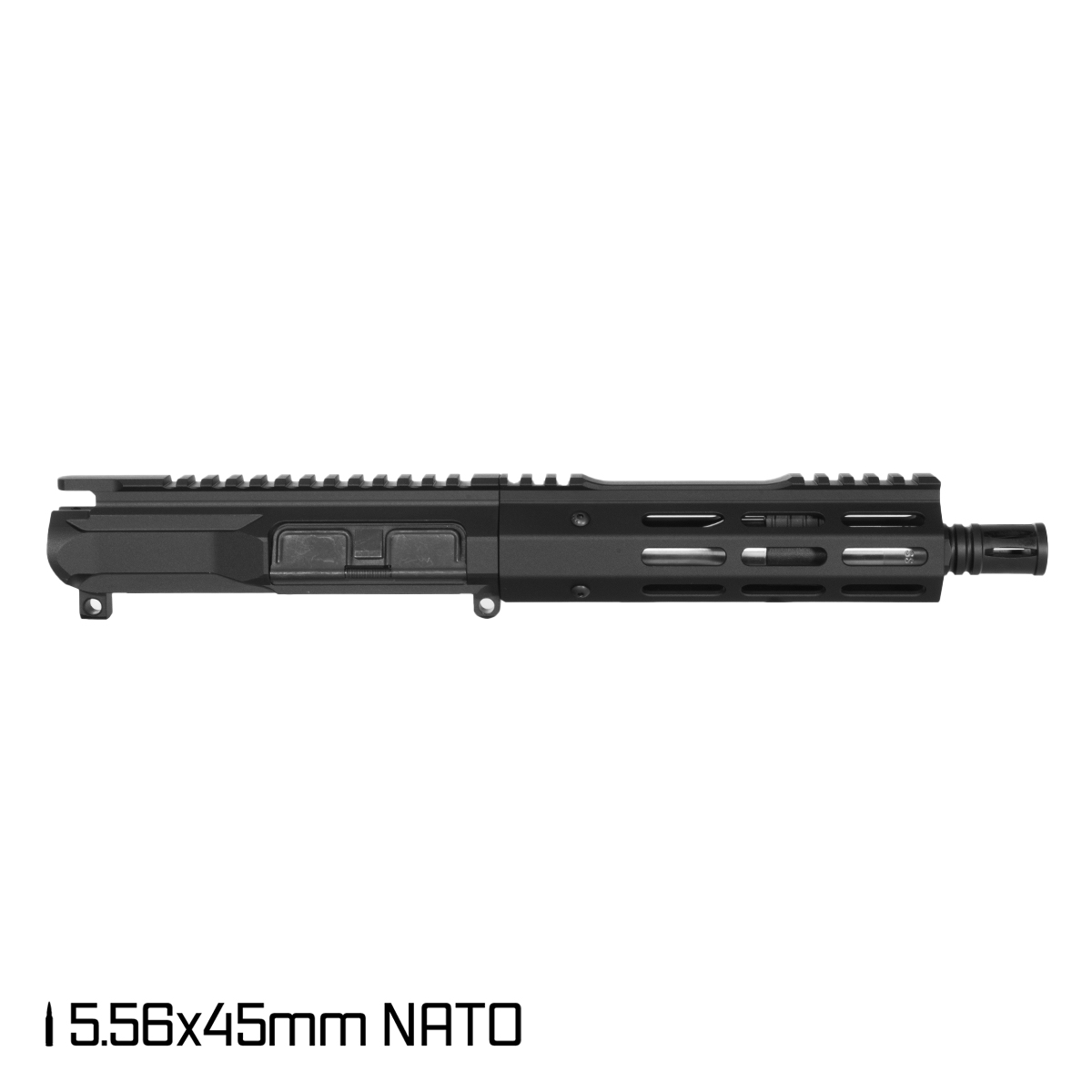 Davidson Defense Ronin Competition 7.5-inch Stainless Steel Pistol-Gas 1:7 5.56 NATO AR-15 Freefloat M-Lok Handguard Pistol Upper Build Kit