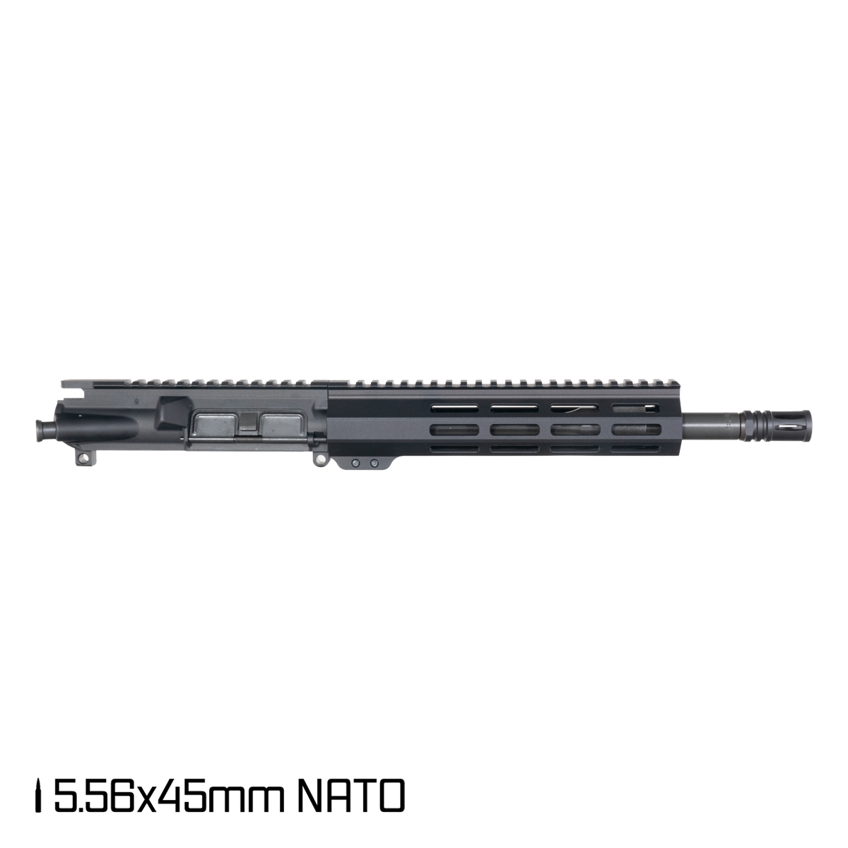 Davidson Defense Black Lotus 11.5-inch Carbine-Gas 1:7 5.56 NATO AR-15 Freefloat M-Lok Handguard Pistol Upper Build Kit
