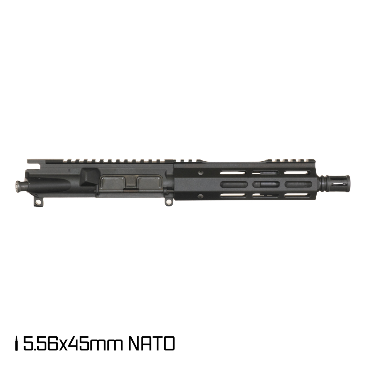 Davidson Defense Midnight Marshall 7.5-inch Pistol-Gas 1:7 5.56 NATO AR-15 Freefloat M-Lok Handguard Pistol Upper Build Kit