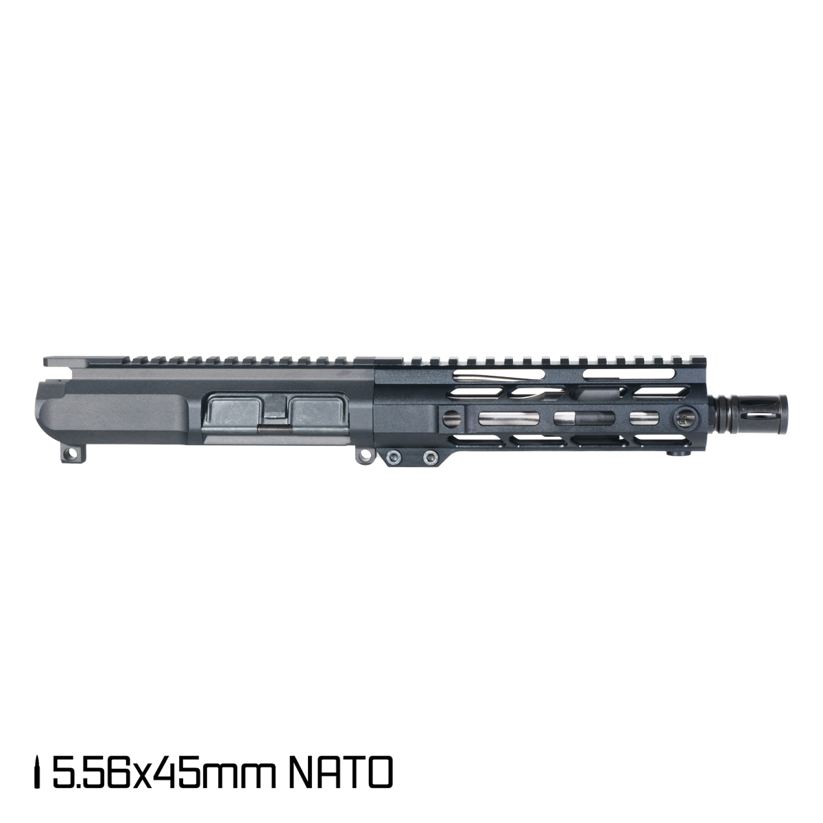 Davidson Defense Rapid Drop 7.5-inch Pistol-Gas 1:7 5.56 NATO AR-15 Freefloat M-Lok Handguard Pistol Upper Build Kit