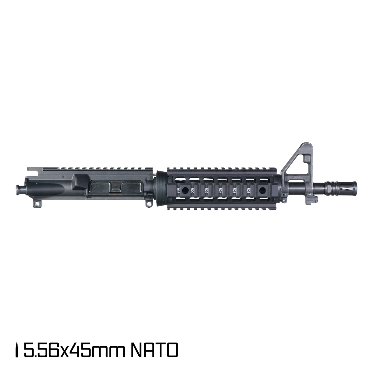 Davidson Defense Nightcarve 10.5-inch Carbine-Gas 1:8 5.56 NATO AR-15 FSB Carbine-Length Quad-Rail Handguard Pistol Upper Build Kit