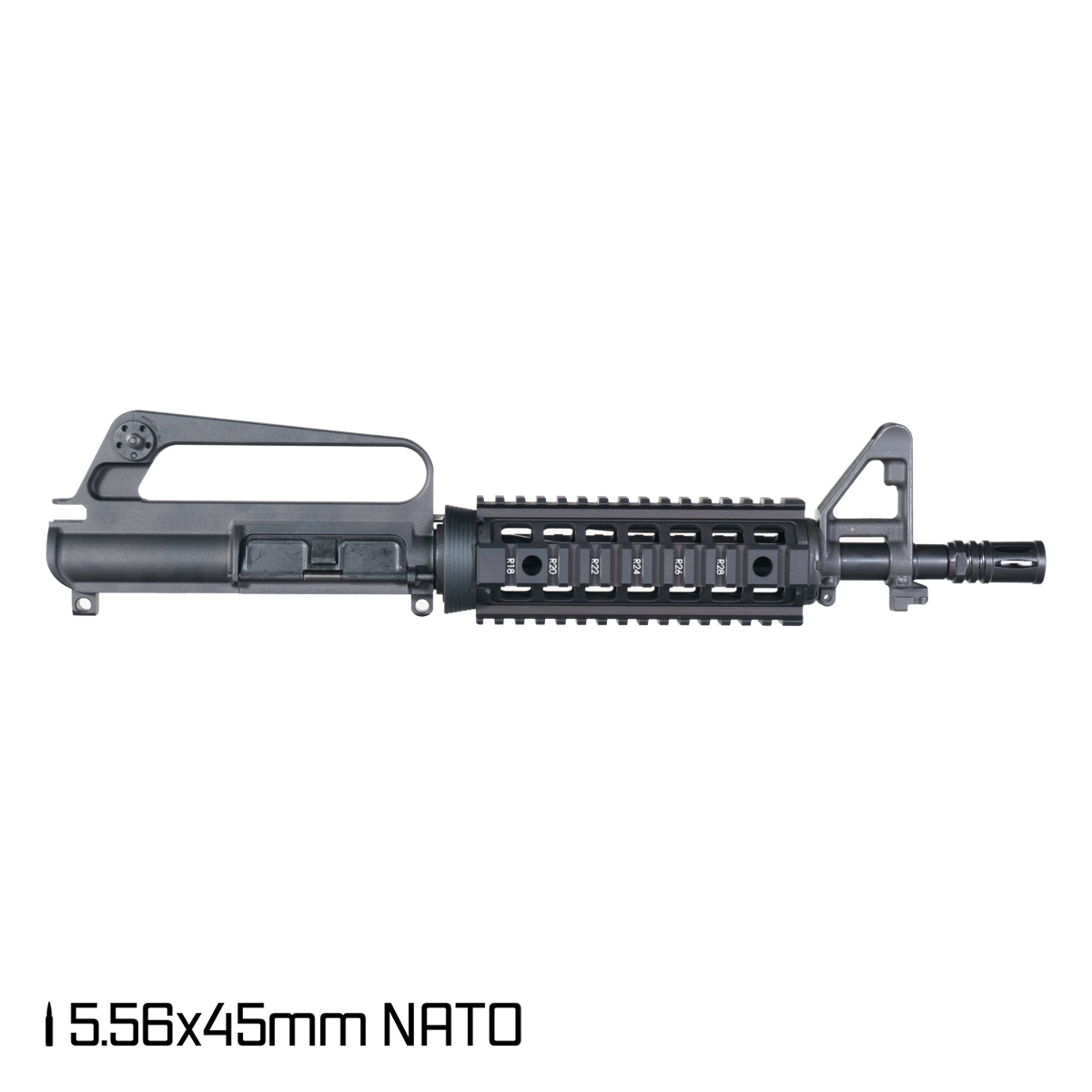 Davidson Defense Aftermath 10.5-inch Carbine-Gas 1:8 5.56 NATO AR-15 FSB Carbine-Length Quad-Rail Handguard Pistol Upper Build Kit