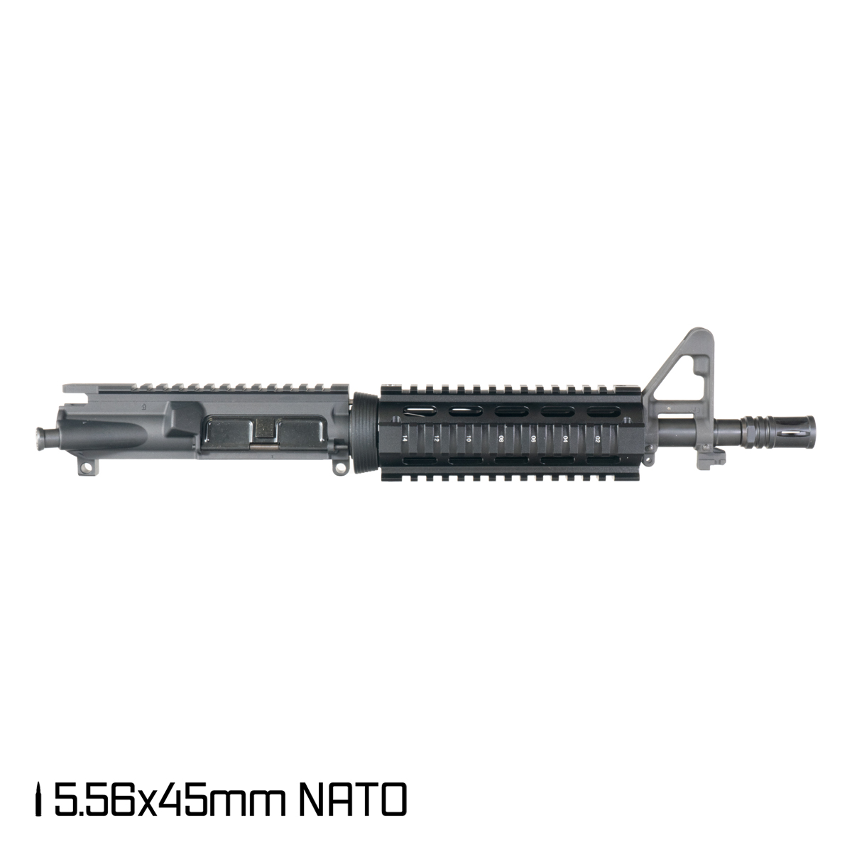 Davidson Defense Final Say 10.5-inch Carbine-Gas 1:8 5.56 NATO AR-15 FSB Carbine-Length Quad-Rail Handguard Pistol Upper Build Kit