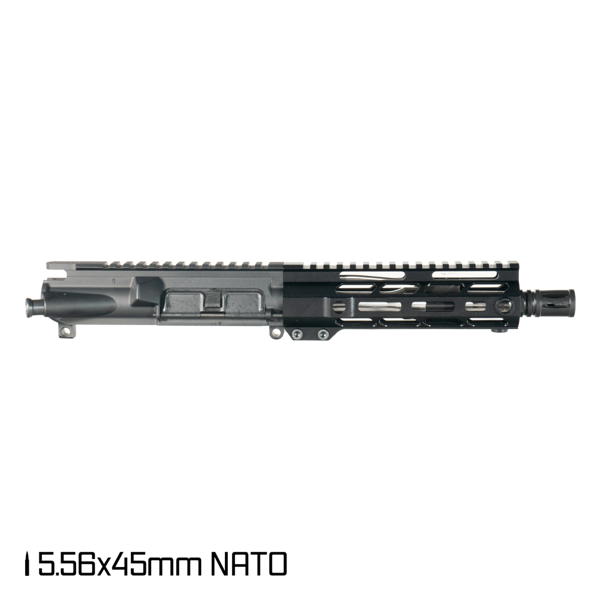 Davidson Defense Blemished Final Pressure 7.5-inch Pistol-Gas 1:7 5.56 NATO AR-15 Freefloat M-Lok Handguard Pistol Upper Build Kit