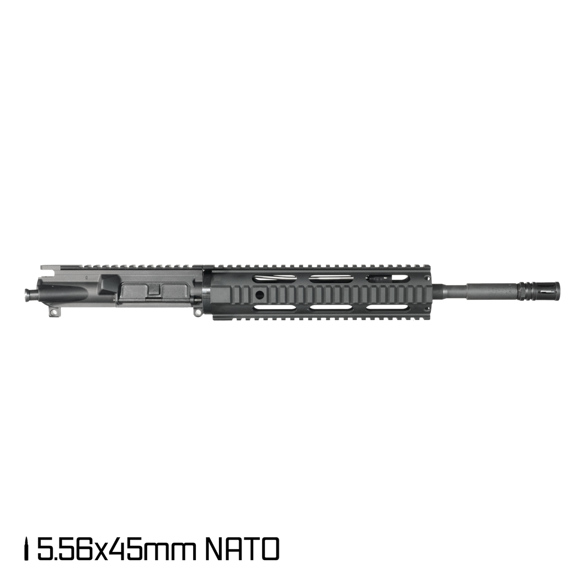 Davidson Defense Keen Beacon 14.5-inch Carbine-Gas 1:7 5.56 NATO AR-15 Freefloat Quad-Rail Handguard Pistol Upper Build Kit