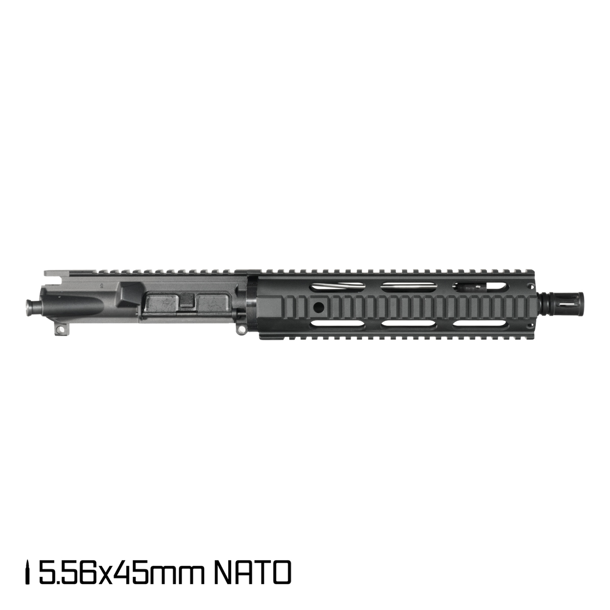 Davidson Defense Attuned 10.5-inch Carbine-Gas 1:7 5.56 NATO AR-15 Freefloat Quad-Rail Handguard Pistol Upper Build Kit