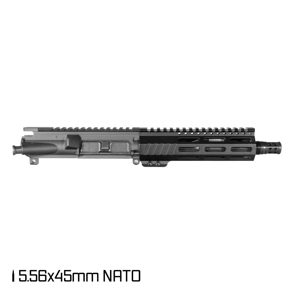 Davidson Defense Aegis w/ DTT Plan B Radial Brake 7.5-inch Pistol-Gas 1:7 5.56 NATO AR-15 Freefloat M-Lok Handguard Pistol Upper Build Kit