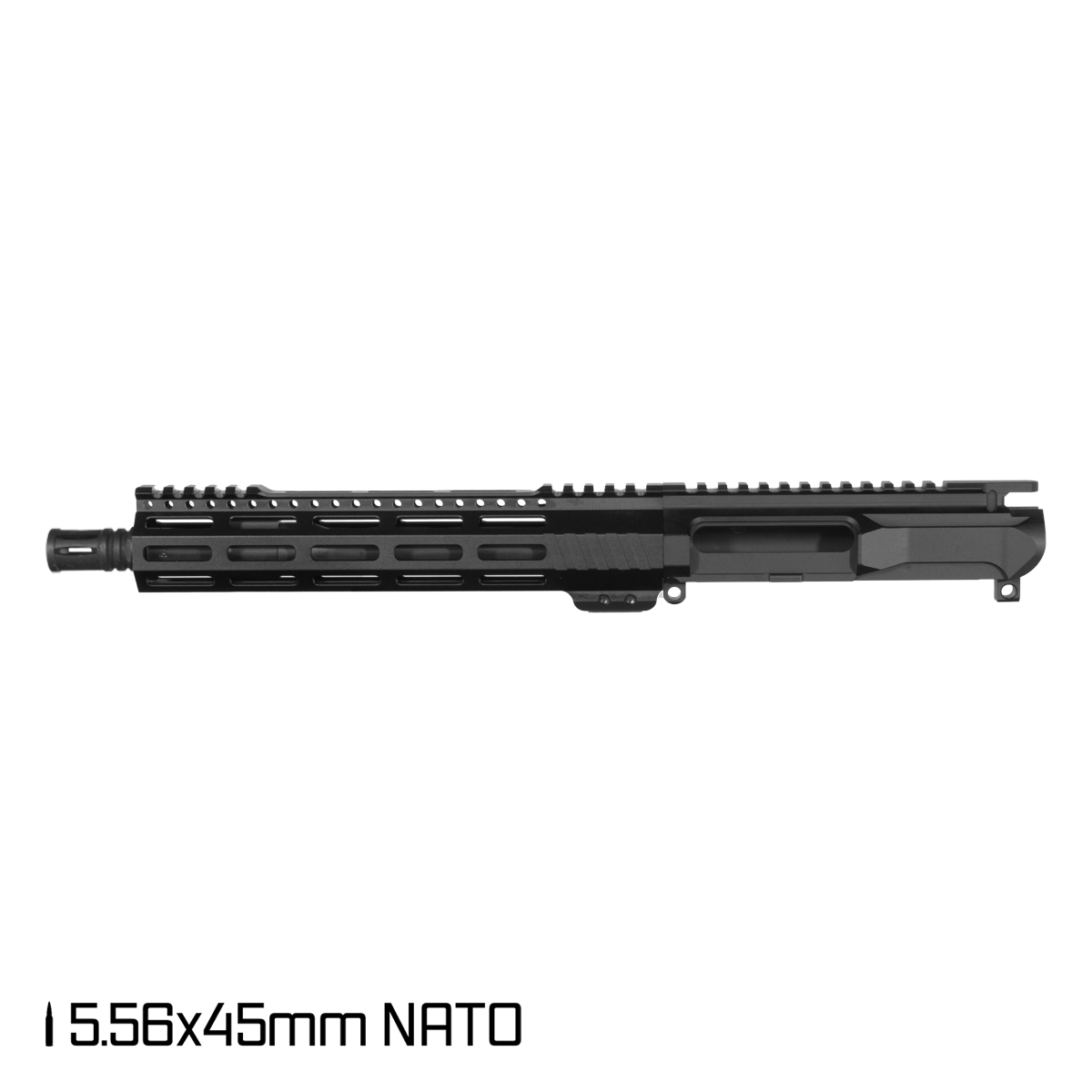 Davidson Defense Left-Handed Aegis Lightweight 10.5-inch Carbine-Gas 1:8 5.56 NATO AR-15 Freefloat M-Lok Handguard Pistol Upper Build Kit