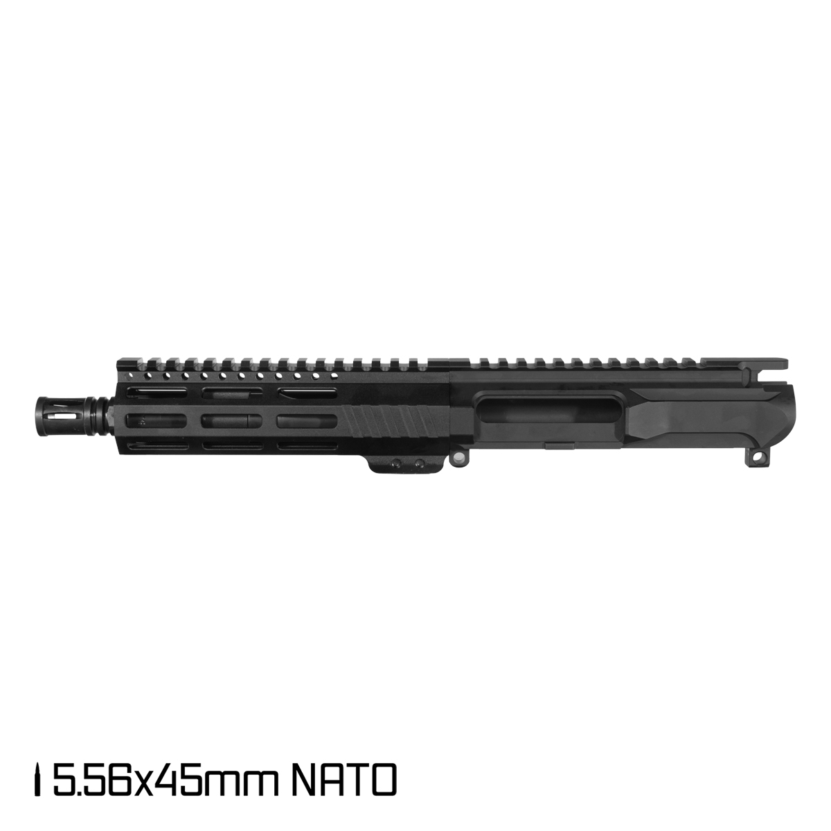 Davidson Defense Left-Handed Aegis 7.5-inch Pistol-Gas 1:7 5.56 NATO AR-15 Freefloat M-Lok Handguard Pistol Upper Build Kit