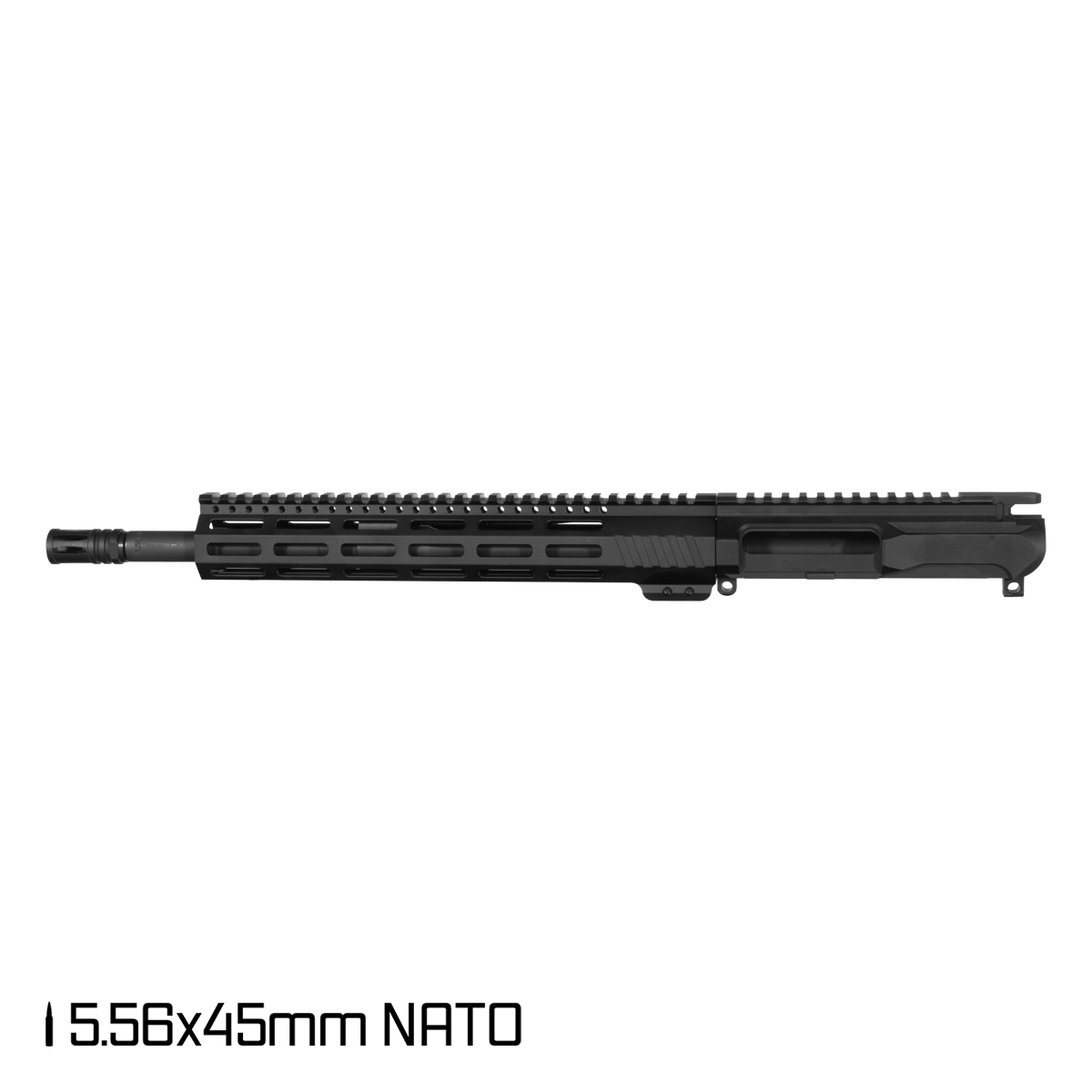 Davidson Defense Left-Handed Aegis 14.5-inch Carbine-Gas 1:7 5.56 NATO AR-15 Freefloat M-Lok Handguard Pistol Upper Build Kit