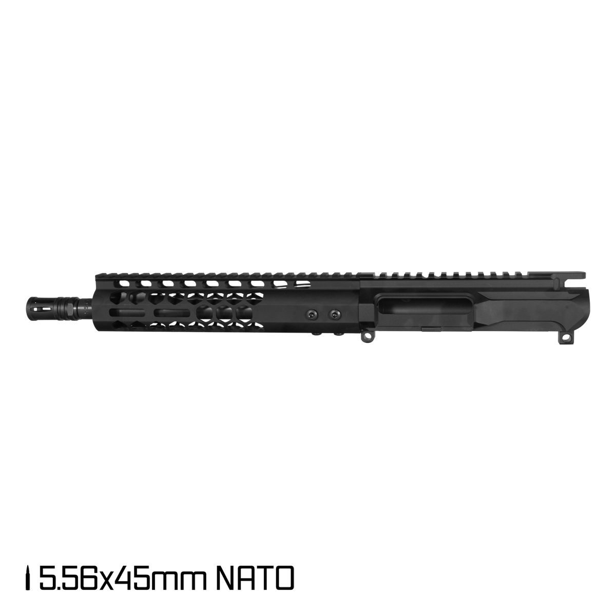Davidson Defense Left-Handed Dawnstar 10.5-inch Carbine-Gas 1:8 5.56 NATO AR-15 Freefloat M-Lok Handguard Pistol Upper Build Kit