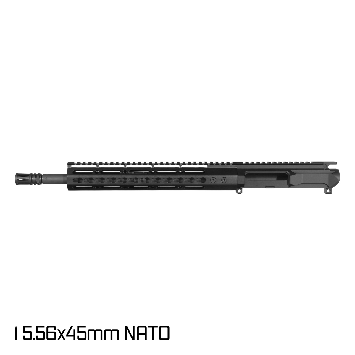 Davidson Defense Left-Handed Warden Duty 14.5-inch Carbine-Gas 1:7 5.56 NATO AR-15 Freefloat Keymod Handguard Pistol Upper Build Kit