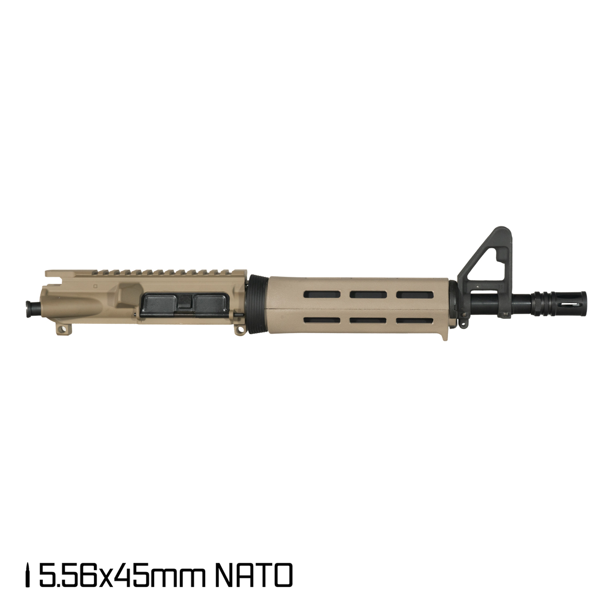 Davidson Defense Alabaster 10.5-inch Carbine-Gas 5.56 NATO AR-15 Drop-In M-Lok Handguard Pistol Upper Build Kit