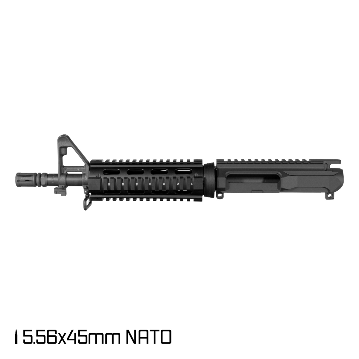 Davidson Defense Left Hook 10.5-inch 1:8 556 AR-15 Drop-In Quad-Rail Handguard Pistol Upper Build Kit