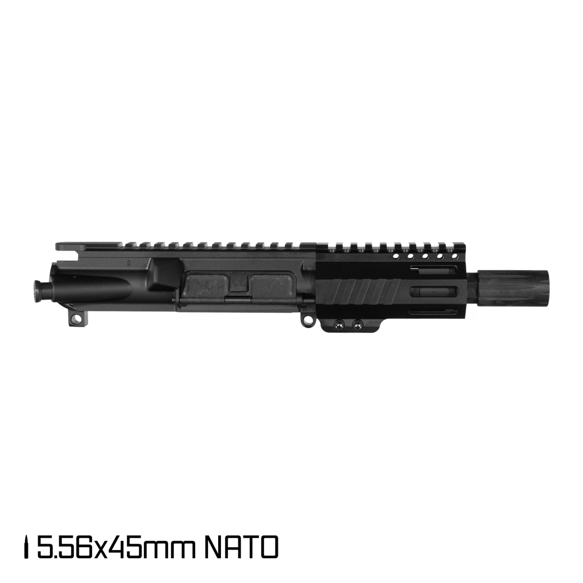 Davidson Defense Aegis 4.5-inch Micro-Gas 1:7 5.56 NATO AR-15 M-Lok Handguard Pistol Upper Build Kit