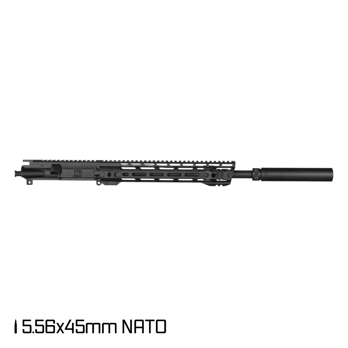 Davidson Defense Peditatus 14.5-inch Mid-Gas 1:7 5.56 NATO AR-15 M-Lok Handguard Pistol Upper Build Kit