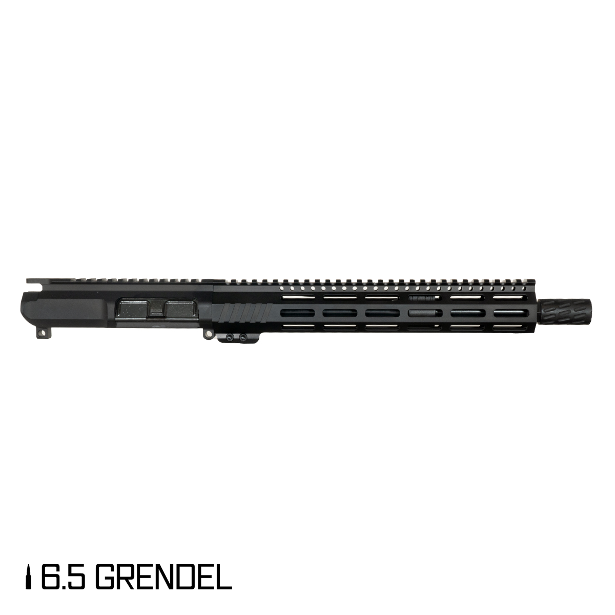Davidson Defense Roughneck 12.5-inch Carbine-Gas 1:8 6.5 Grendel AR-15 Freefloat M-Lok Handguard Pistol Upper Build Kit