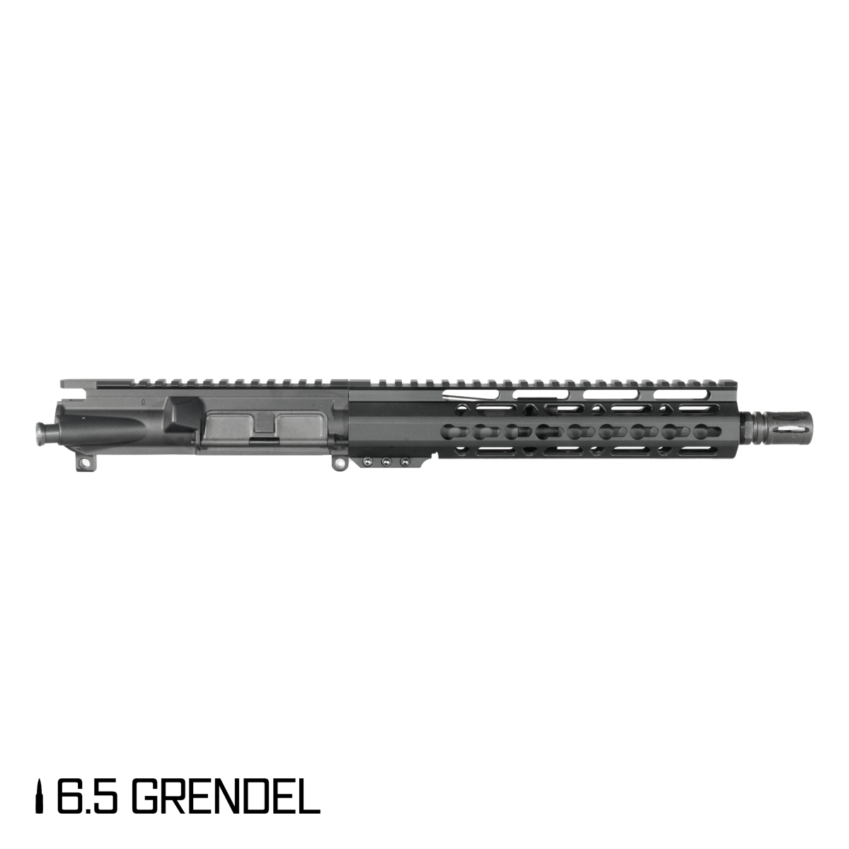 Davidson Defense Mutton Chops V2 10.5-inch Pistol-Gas 1:8 6.5 Grendel AR-15 Freefloat Keymod Handguard Pistol Upper Build Kit