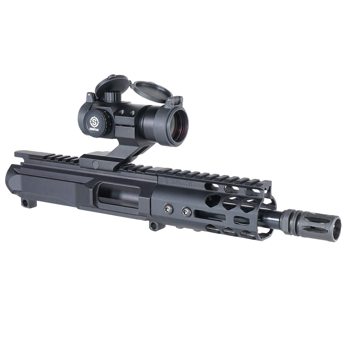 MMC 'Mockingbird Gen 3 w/ Shotac Cantilever' 6-inch AR-15 9mm Nitride Pistol Upper Build Kit