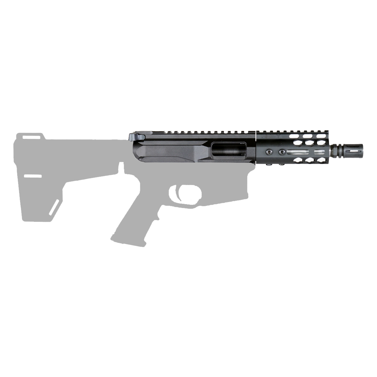 Davidson Defense 'Chromium Pulse' 5.5-inch AR-15 9mm Stainless Pistol ...