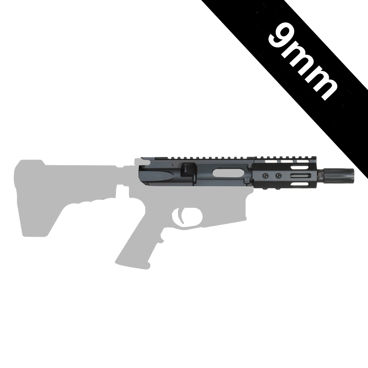  Preassembled - Davidson Defense Vapor Trails 5-inch AR-15 9MM Pistol Upper Build Kit