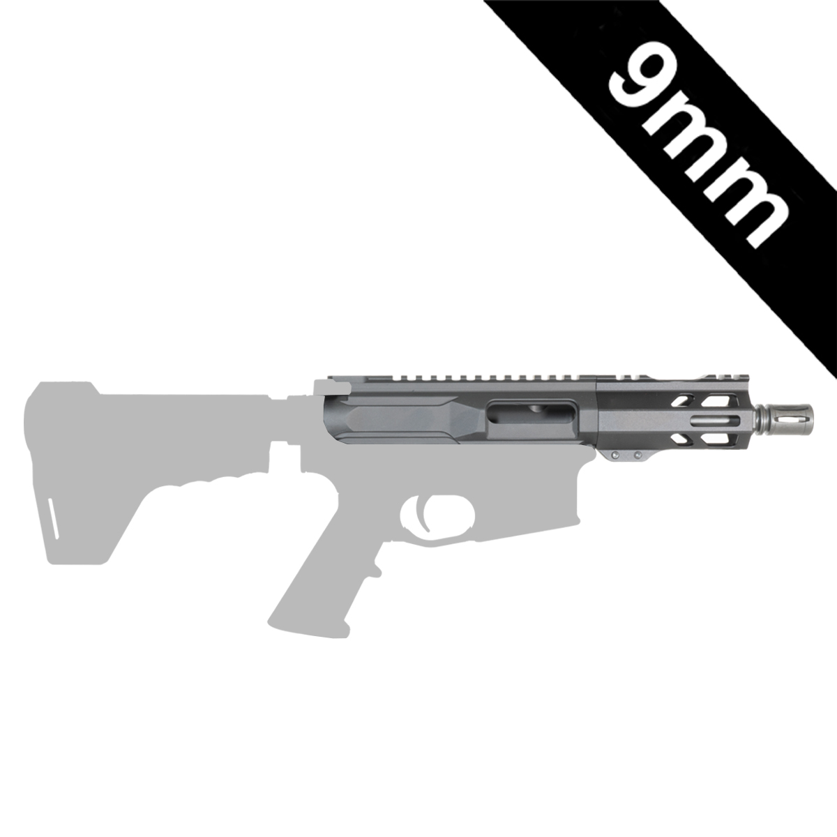 Davidson Defense Mopew 5-inch AR-15 9MM Pistol Upper Build Kit