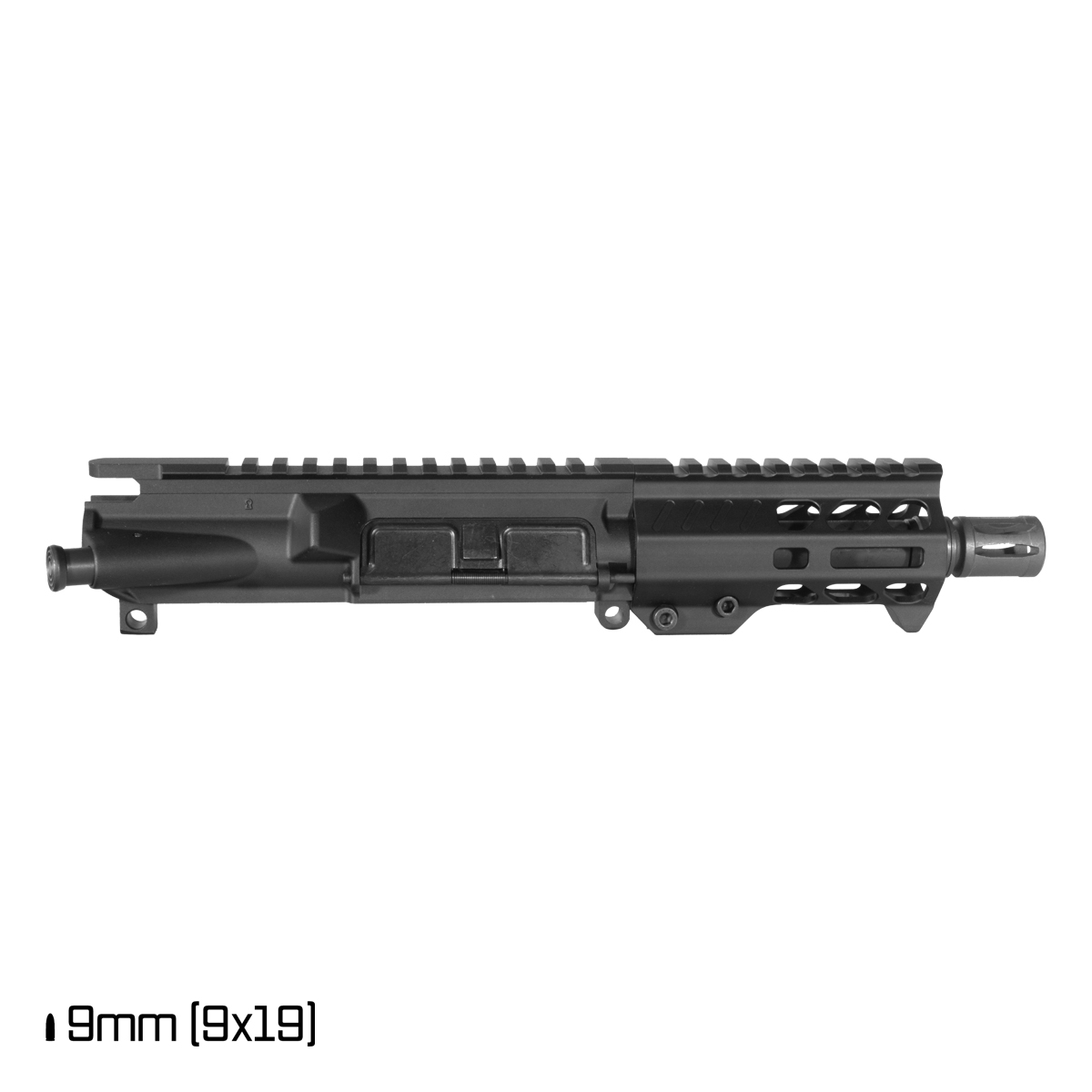 Davidson Defense Hard Count 5-inch 1:10 9MM AR-9 Freefloat M-Lok Handguard Pistol Upper Build Kit