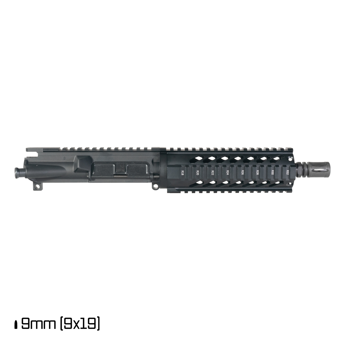 Davidson Defense Waypoint 8.3-inch 1:10 9MM AR-9 Freefloat Quad-Rail Handguard Pistol Upper Build Kit