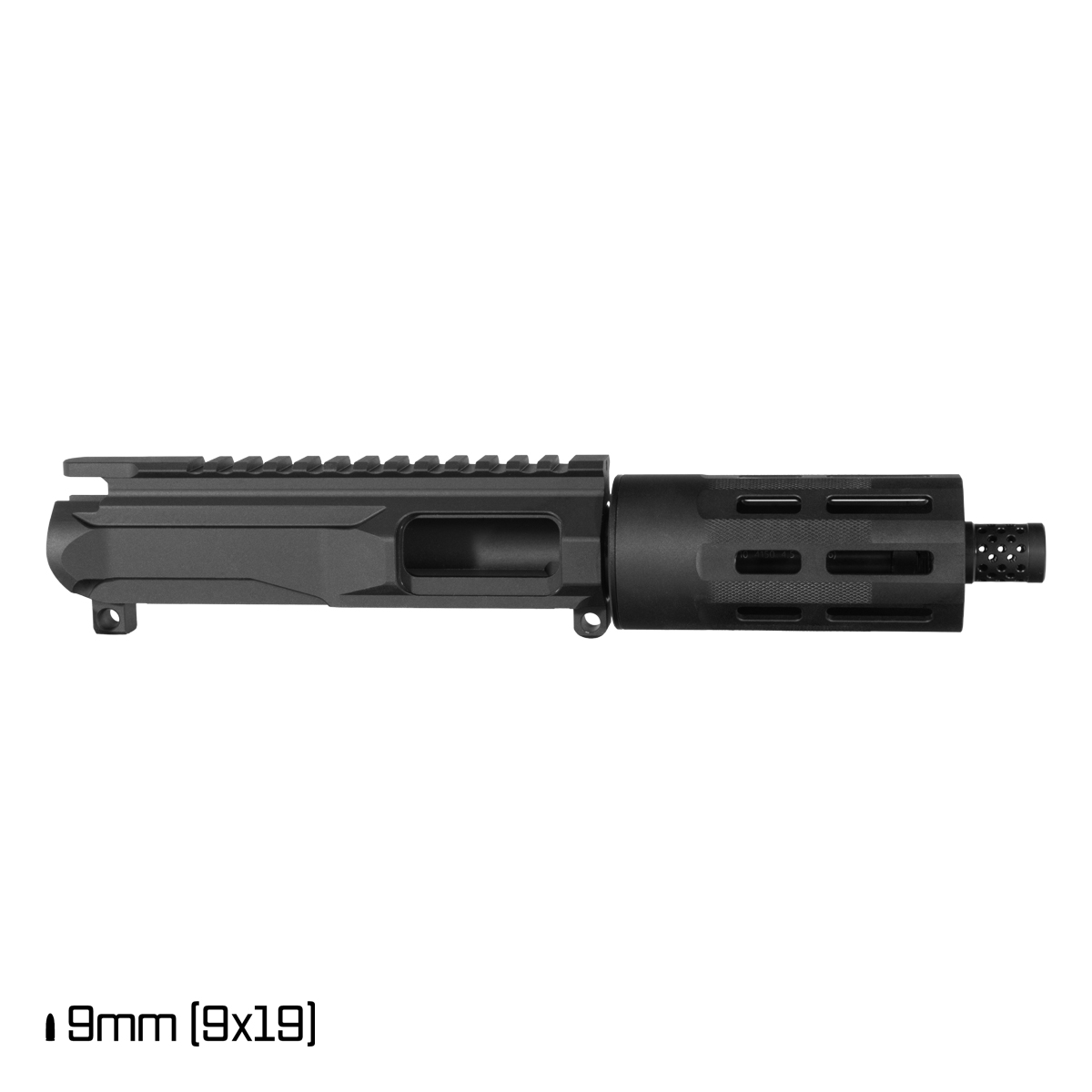 Davidson Defense Short Fuse 4.5-inch 1:10 9MM AR-9 M-Lok Pistol Upper Build Kit, Plan B Radial Brake