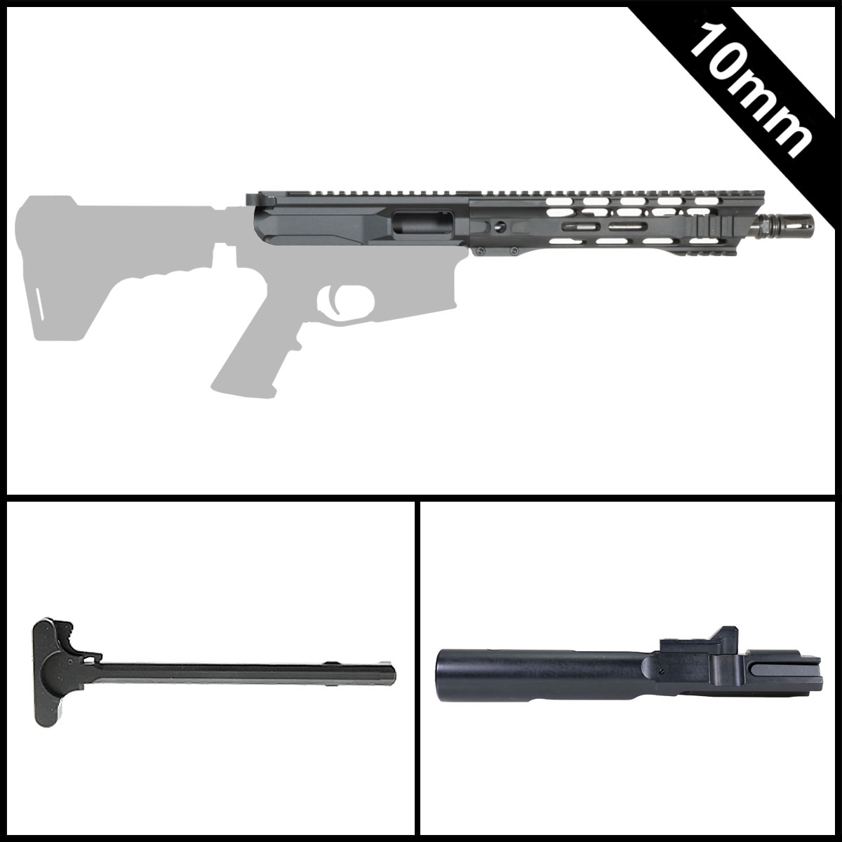 Davidson Defense Idril 10.5-inch AR-15 10MM Pistol Complete Upper