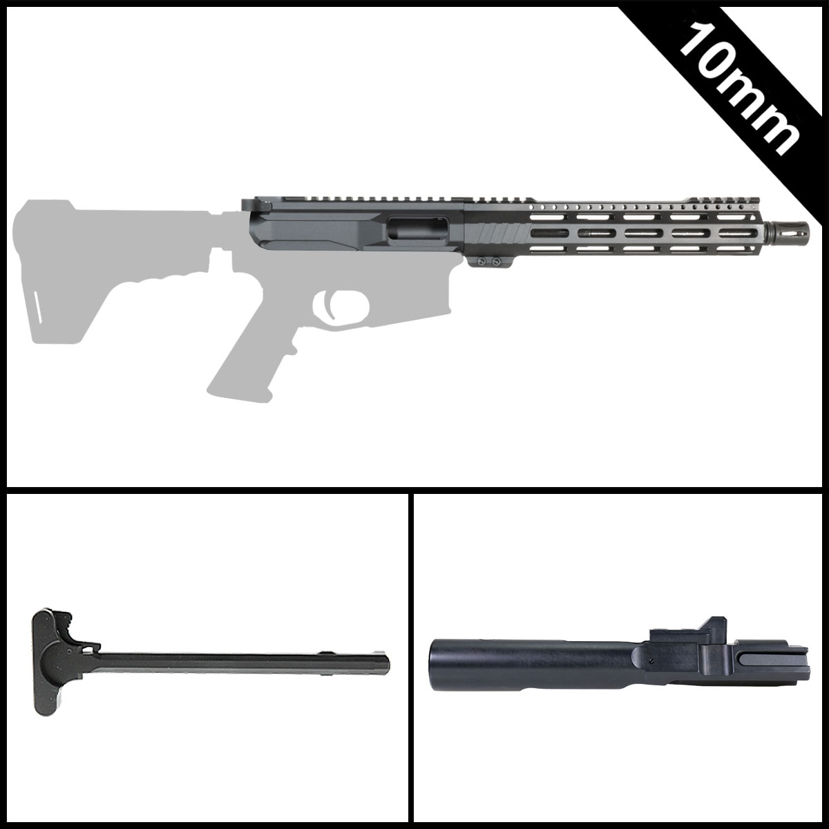 Davidson Defense Isil 10.5-inch AR-15 10MM Pistol Complete Upper