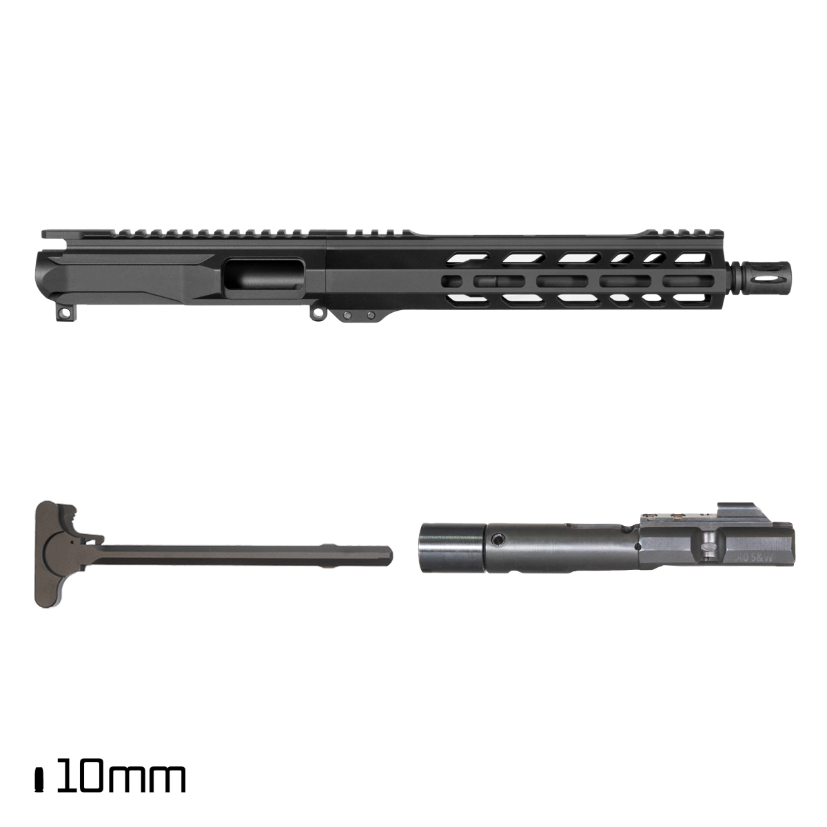 Davidson Defense Ronin 10.5-inch 1:16 10MM AR-15 Freefloat M-Lok Handguard Pistol Complete Upper Build