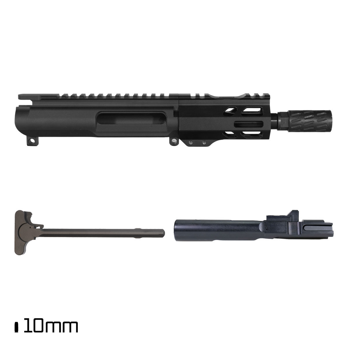 Davidson Defense Nightforge 5.5-inch 1:16 10MM AR-15 Freefloat M-Lok Handguard Pistol Complete Upper Build