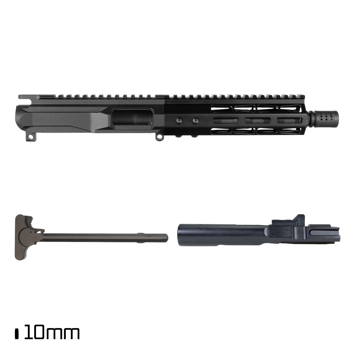 Davidson Defense Disperse 7.5-inch 1:16 10MM AR-15 Freefloat M-Lok Handguard Pistol Complete Upper Build