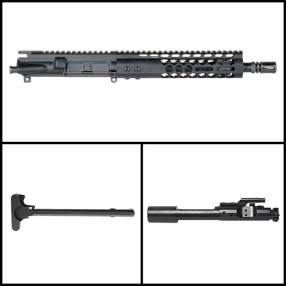DTT 'Ikky Blikky' 10.5-inch AR-15 .223 Wylde Nitride Pistol Complete Upper Build