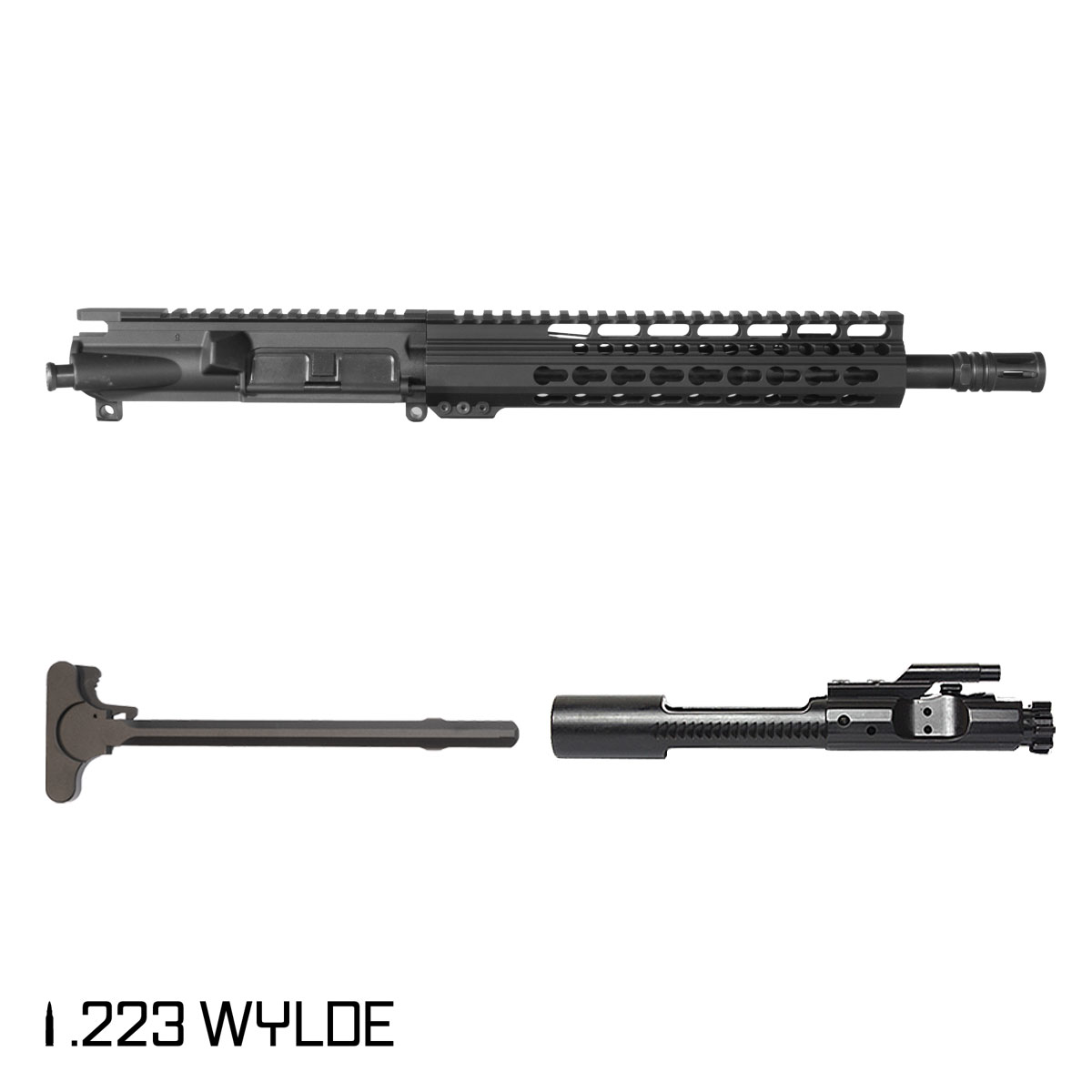 Davidson Defense Mutton Chops 11.5-inch Carbine-Gas 1:8 .223 Wylde AR-15 Freefloat Keymod Handguard Pistol Complete Upper Build