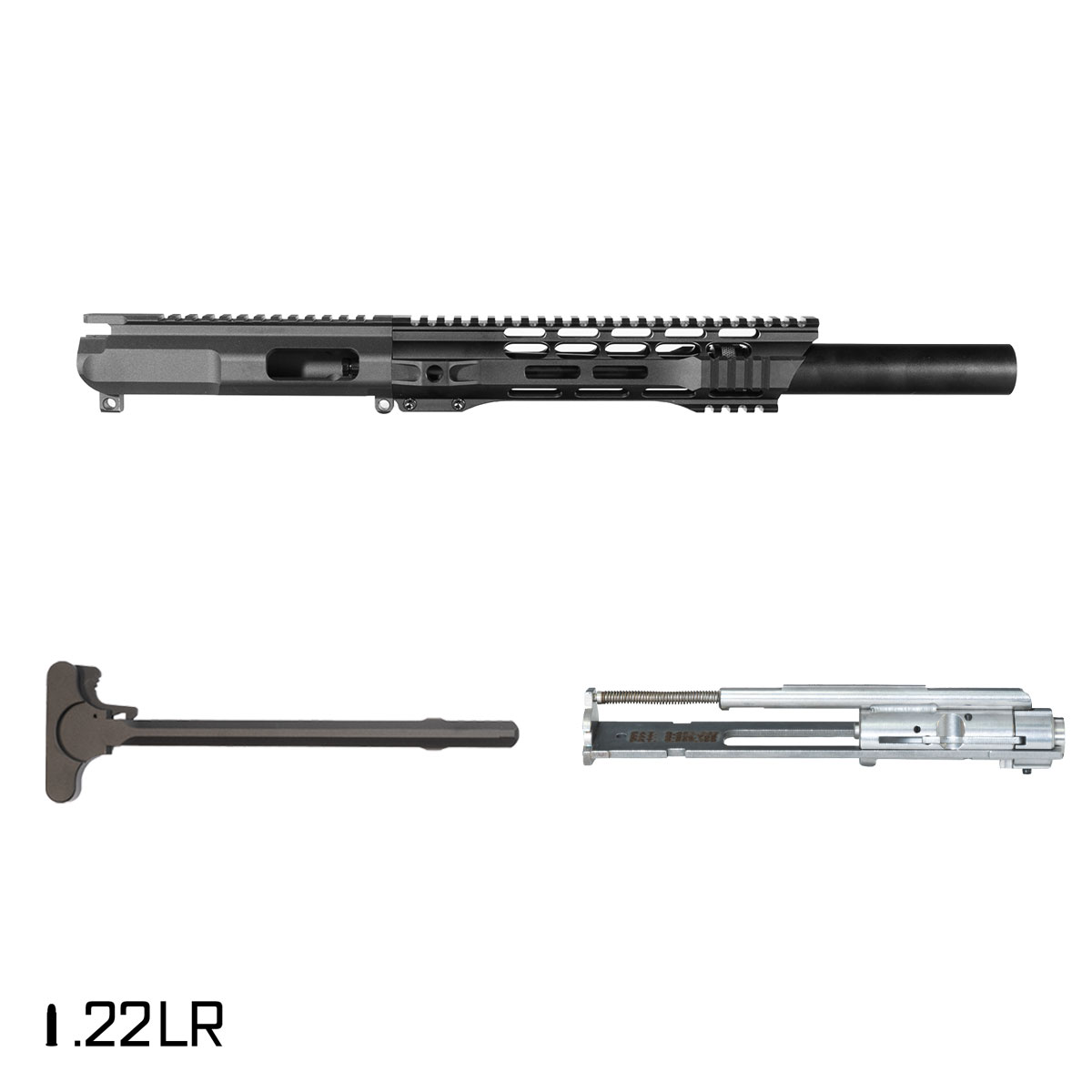 Davidson Defense Mink 9-inch  .22 LR AR-15 Freefloat M-Lok Handguard Pistol Complete Upper Build