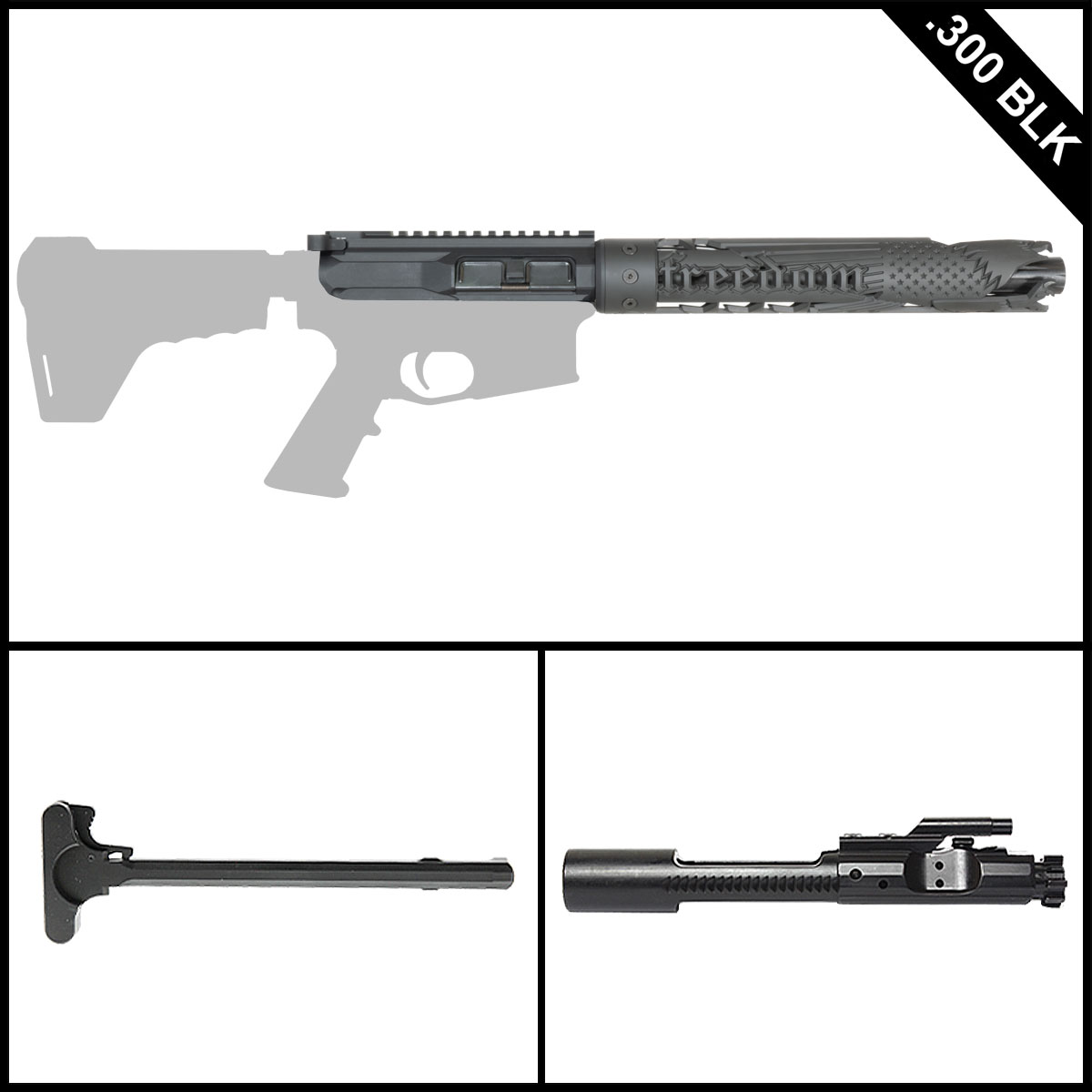 Davidson Defense A Unique .300 BLK 10.5-inch AR-15 .300 BLK Pistol Complete Upper