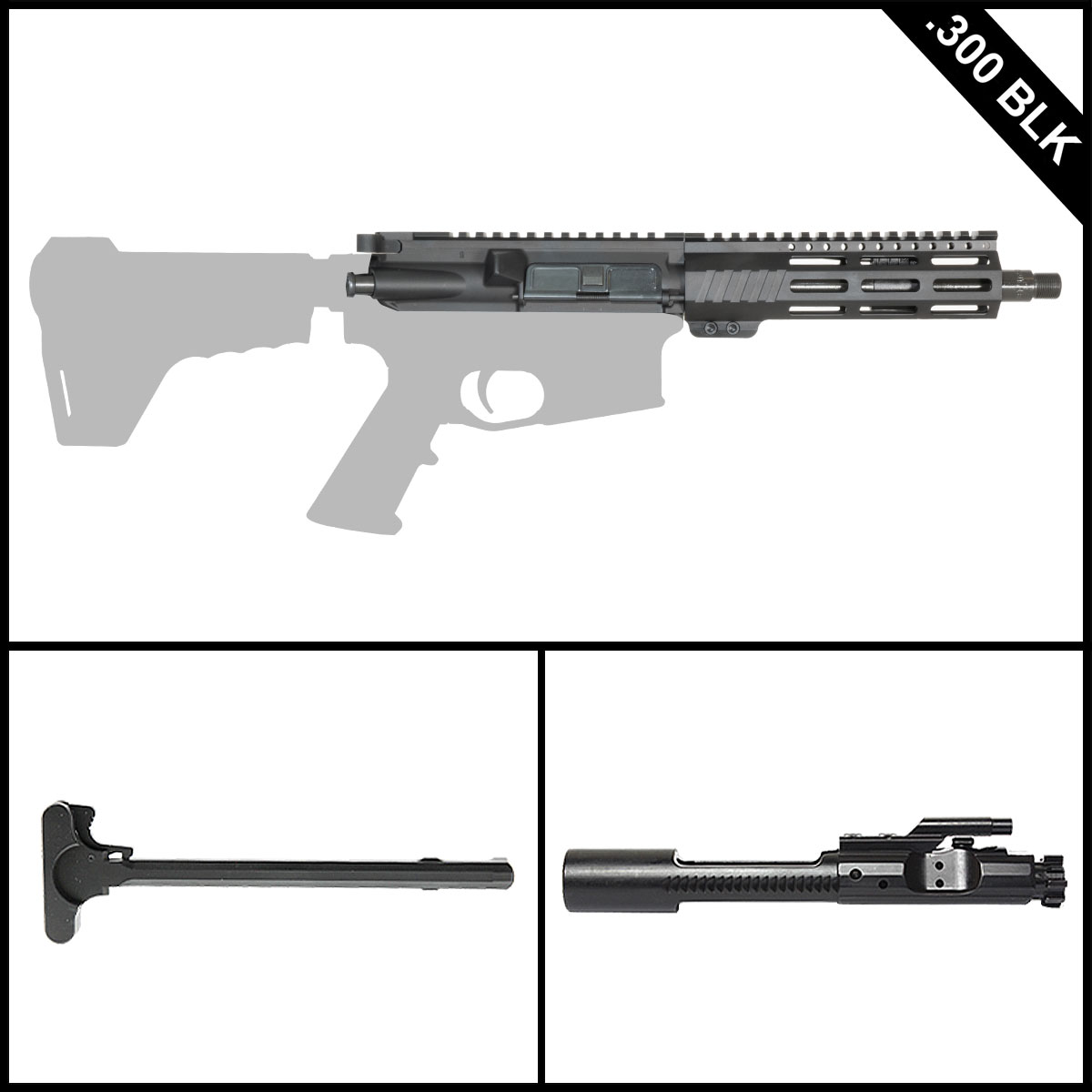 Davidson Defense Teleri (Suppressor Ready) 8.5-inch AR-15 .300 BLK Pistol Complete Upper