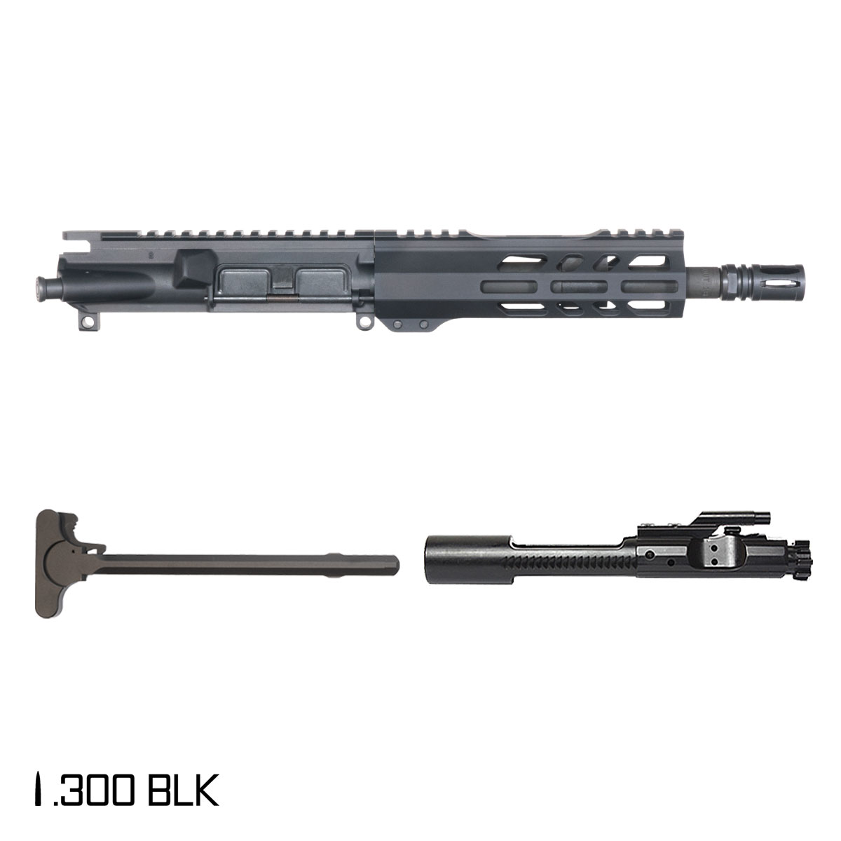 Davidson Defense Phantom's Fury 8.5-inch Pistol-Gas 1:7 .300 BLK AR-15 Freefloat M-Lok Handguard Pistol Complete Upper Build