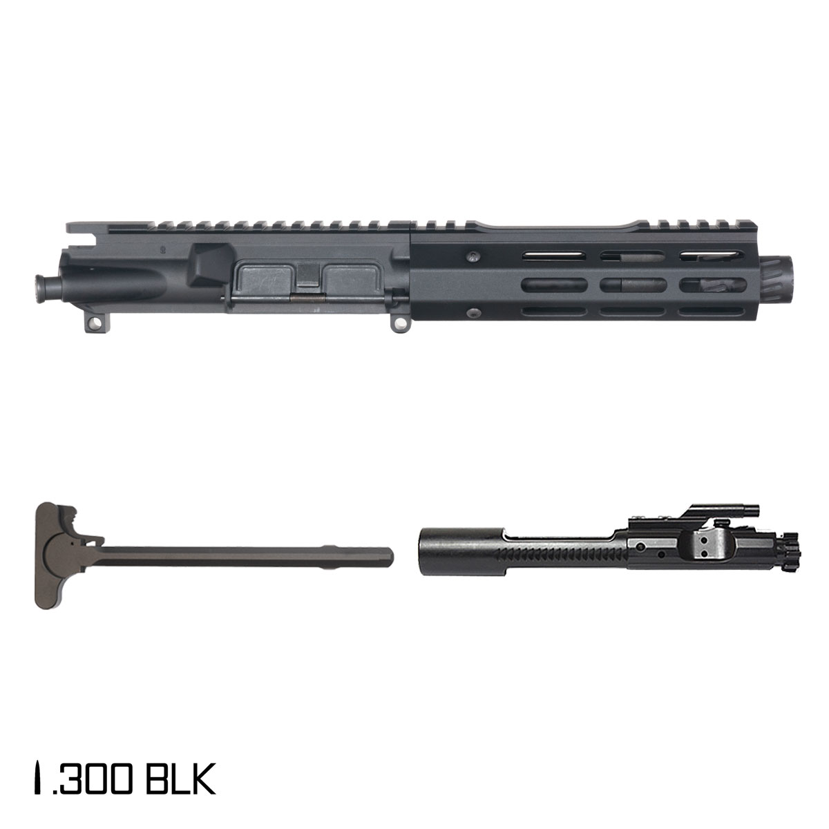 Davidson Defense High Noon 6-inch Pistol-Gas 1:7 .300 BLK AR-15 Freefloat M-Lok Handguard Pistol Complete Upper Build
