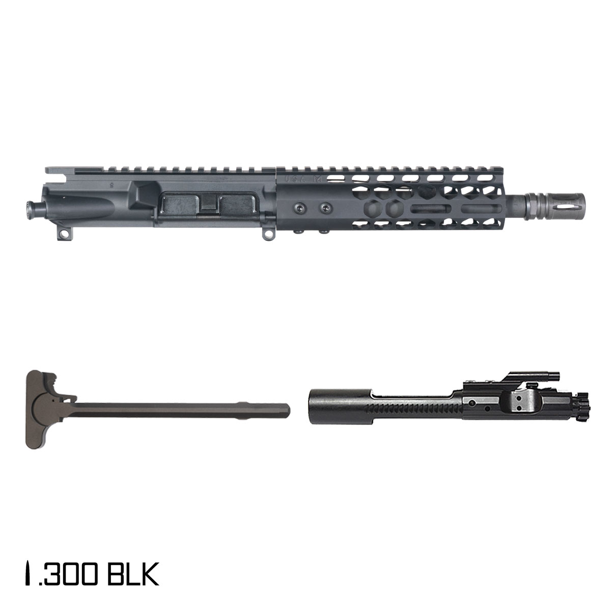Davidson Defense Apiar 8.5-inch Pistol-Gas 1:9 .300 BLK AR-15 Freefloat M-Lok Handguard Pistol Complete Upper Build